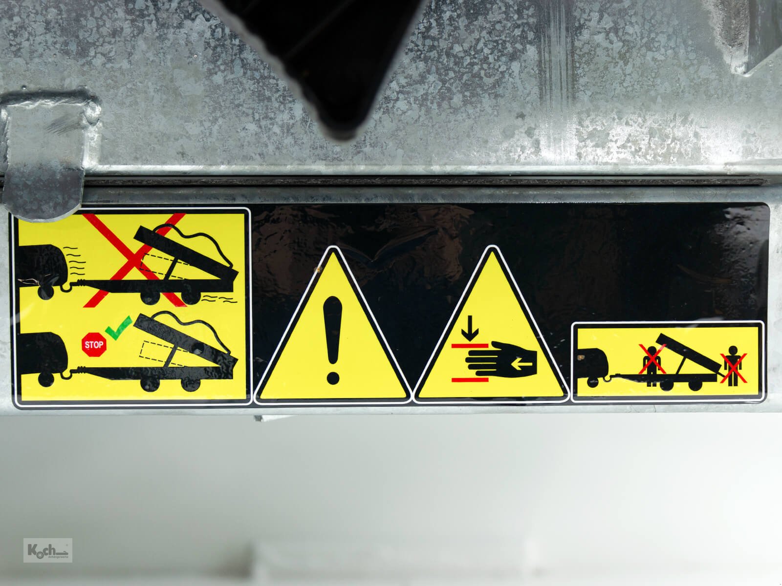 Anhänger des Typs Sonstige Heckkipper 150x250cm 1,3t|E-Pumpe|Gitter 60cm (Ki12312074So), Neumaschine in Winsen (Luhe) (Bild 13)